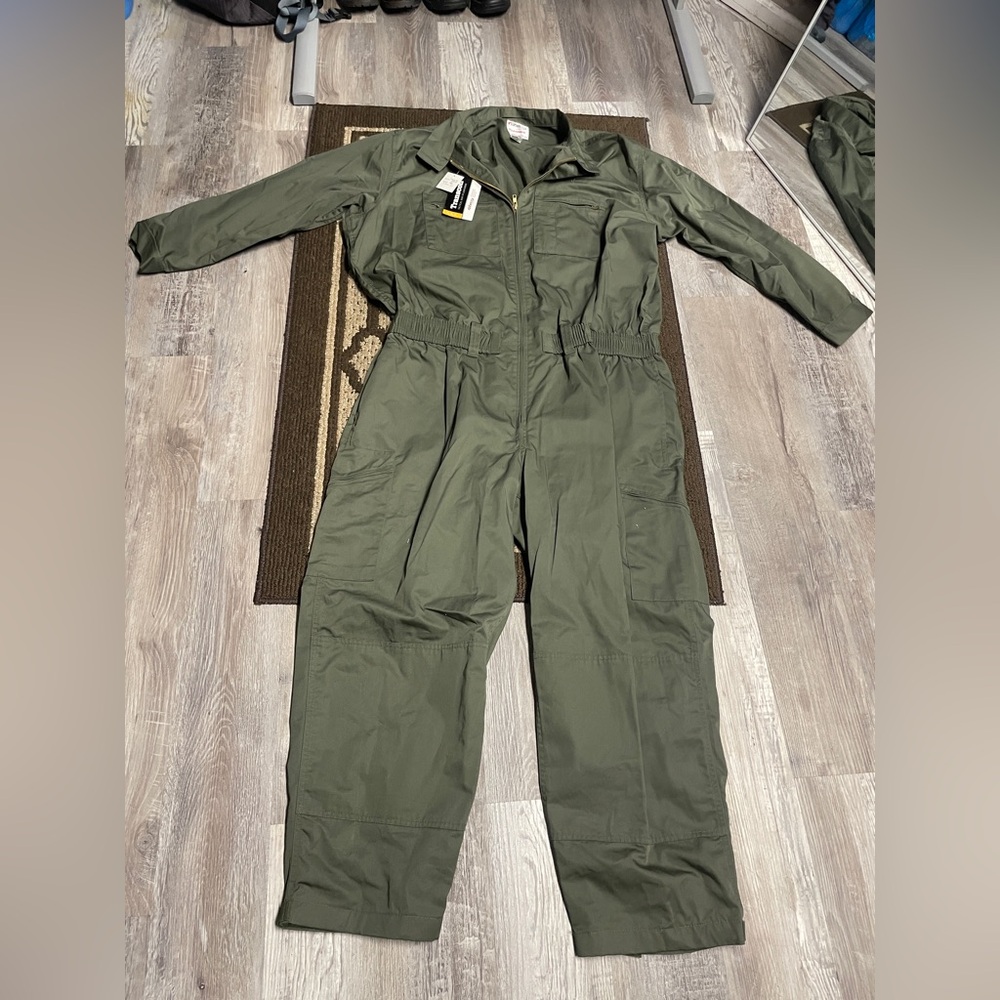 Elbeco Transcon Green Coveralls Size 56L